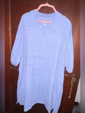 Classic Light Blue Men’s Polo Shirt - Short Sleeve